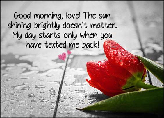 Sweet, Cute, Romantic Good Morning Love Messages For Lover